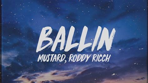 ballin by mustard lyrics